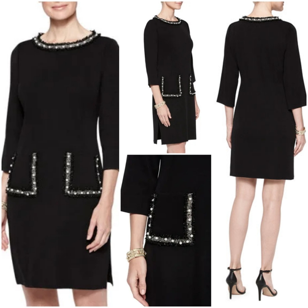 Misook Women's Black Dress Size L